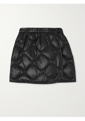 Moncler - Quilted Shell Down Mini Wrap Skirt - Black - IT38,IT40,IT42,IT44,IT46,IT48