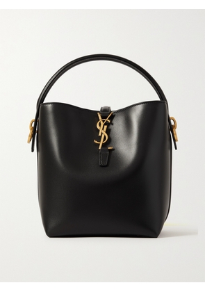 SAINT LAURENT - Le 37 Small Leather Bucket Bag - Black - One size