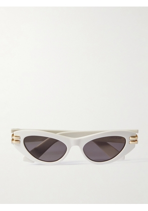 DIOR Eyewear - Cdior B1u Cat-eye Acetate And Gold-tone Sunglasses - Ivory - One size