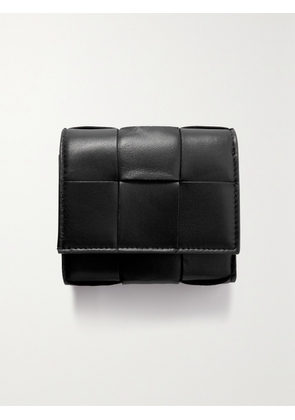 Bottega Veneta - Intrecciato Leather Wallet - Black - One size
