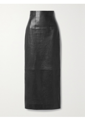 KHAITE - Loxley Leather Maxi Skirt - Black - US0,US2,US4,US6,US8,US10,US12