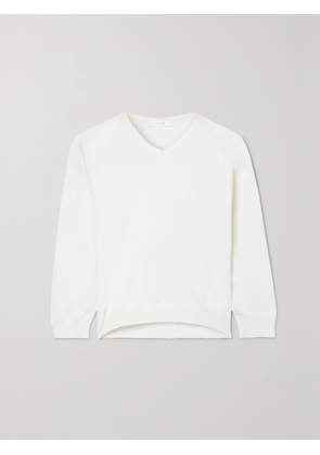 The Row - Corin Silk-blend Sweater - White - x small,small,medium,large,x large