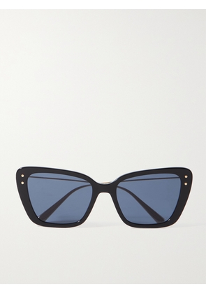 DIOR Eyewear - Missdior B5i Cat-eye Acetate And Gold-tone Sunglasses - Black - One size