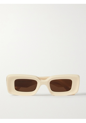 Loewe - Square-frame Acetate Sunglasses - Ivory - One size