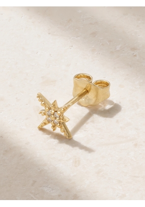 Sydney Evan - Mini Starburst 14-karat Gold Diamond Single Earring - One size