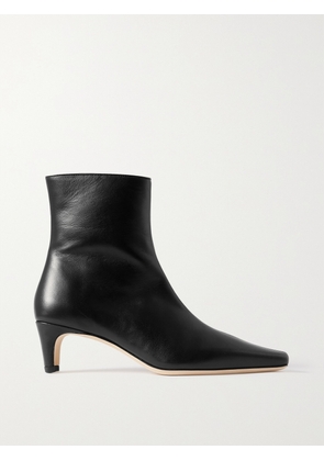 STAUD - Wally Leather Ankle Boots - Black - IT35,IT35.5,IT36,IT36.5,IT37,IT37.5,IT38,IT38.5,IT39,IT39.5,IT40,IT40.5,IT41,IT41.5,IT42