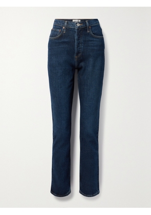 AGOLDE - Freya High-rise Slim-leg Organic Jeans - Blue - 23,24,25,26,27,28,29,30,31,32