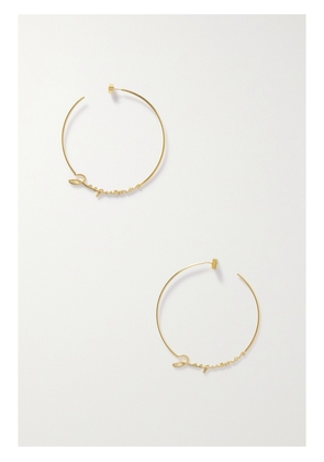 Jacquemus - Gold-tone Hoop Earrings - One size
