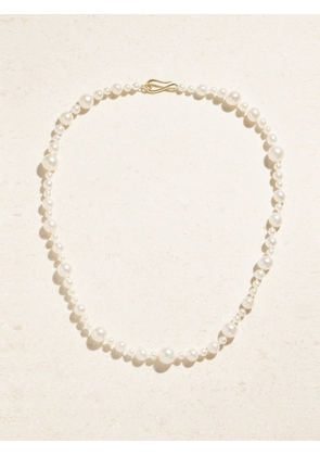 Mizuki - 14-karat Gold Pearl Necklace - One size