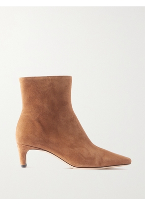 STAUD - Wally Suede Ankle Boots - Brown - IT35,IT35.5,IT36,IT36.5,IT37,IT37.5,IT38,IT38.5,IT39,IT39.5,IT40,IT40.5,IT41,IT41.5,IT42