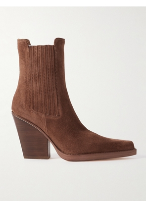Paris Texas - Dallas Suede Ankle Boots - Brown - IT35,IT36,IT36.5,IT37,IT37.5,IT38,IT38.5,IT39,IT39.5,IT40,IT40.5,IT41,IT41.5,IT42