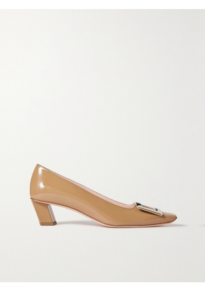 Roger Vivier - Belle Vivier 45 Patent-leather Pumps - Brown - IT34,IT34.5,IT35,IT35.5,IT36,IT36.5,IT37,IT37.5,IT38,IT38.5,IT39,IT39.5,IT40,IT40.5,IT41,IT41.5,IT42