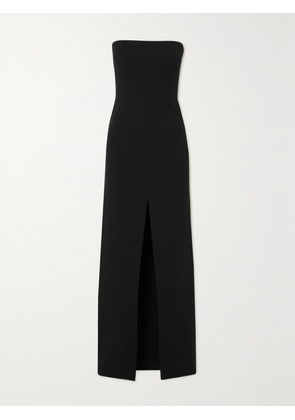 Solace London - Bysha Strapless Stretch-crepe Maxi Dress - Black - UK 4,UK 6,UK 8,UK 10,UK 12,UK 14,UK 16