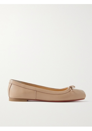 Christian Louboutin - Mamadrague Leather Ballet Flats - Neutrals - IT34,IT34.5,IT35,IT35.5,IT36,IT36.5,IT37,IT37.5,IT38,IT38.5,IT39,IT39.5,IT40,IT40.5,IT41,IT41.5,IT42