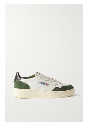 Autry - Medalist Low Suede And Leather Sneakers - White - IT35,IT36,IT37,IT38,IT39,IT40,IT41,IT42