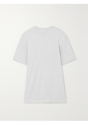 SKIMS - Boyfriend Stretch-jersey T-shirt - Light Heather Grey - Gray - XXS,XS,S,M,L,XL,2XL,3XL,4XL