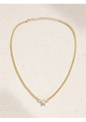 Roxanne First - Super Duper Star 14-karat Gold Diamond Necklace - One size