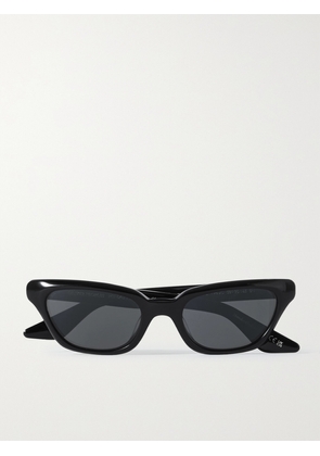 Oliver Peoples - + Khaite 1983c Cat-eye Acetate And Gold-tone Sunglasses - Black - One size