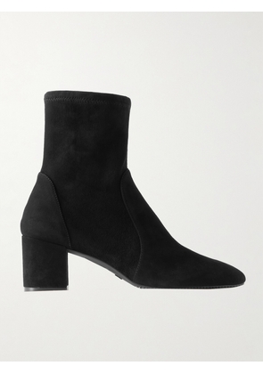 Stuart Weitzman - Yuliana Suede Sock Boots - Black - US5,US5.5,US6,US6.5,US7,US7.5,US8,US8.5,US9,US9.5,US10,US10.5,US11,US11.5,US12