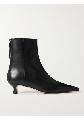 Aeyde - Zoe Leather Point-toe Ankle Boots - Black - IT35,IT36,IT37,IT38,IT39,IT40,IT41,IT42