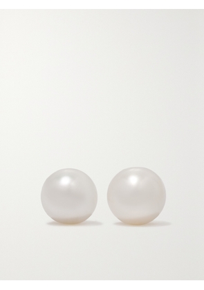 Mateo - 14-karat Gold Pearl Earrings - White - One size