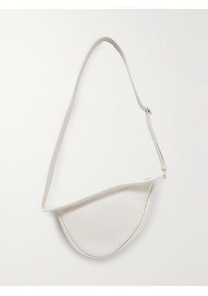 The Row - Slouchy Banana Small Textured-leather Shoulder Bag - White - One size