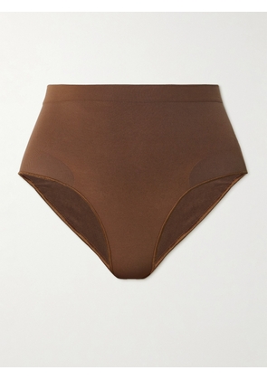 SKIMS - Seamless Sculpt Mid Waist Brief - Jasper - Brown - XXS,XS,S,M,L,XL