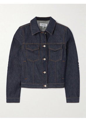 LOEWE - Anagram Appliquéd Denim Jacket - Blue - FR 32,FR 34,FR 36,FR 38,FR 40,FR 42,FR 44