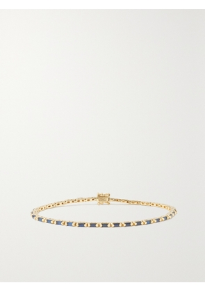Suzanne Kalan - 18-karat Gold Sapphire And Diamond Tennis Bracelet - Blue - One size