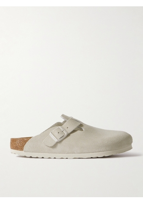 Birkenstock - Boston Suede Clogs - White - IT35,IT36,IT37,IT38,IT39,IT40,IT41,IT42,IT43