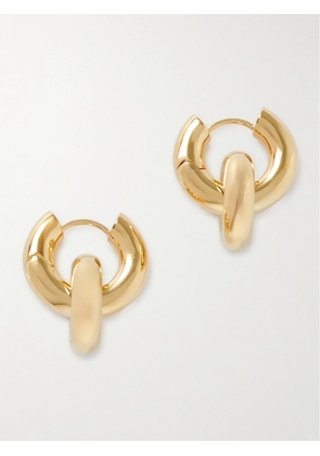 LIÉ STUDIO - The Esther Gold-plated Hoop Earrings - One size