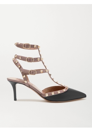 Valentino Garavani - Valentino Garavani Rockstud 65 Two-tone Leather Pumps - Black - IT36,IT36.5,IT37,IT37.5,IT38,IT38.5,IT39,IT39.5,IT40,IT40.5,IT41,IT41.5,IT42