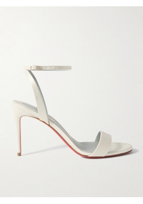 Christian Louboutin - Loubigirl 85 Satin Sandals - Off-white - IT34,IT35,IT35.5,IT36,IT36.5,IT37,IT37.5,IT38,IT38.5,IT39,IT39.5,IT40,IT40.5,IT41,IT41.5,IT42