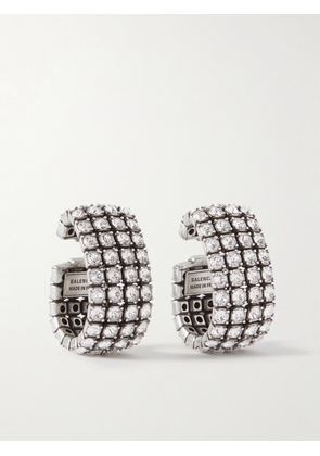 Balenciaga - Glam Silver-tone Crystal Ear Cuffs - One size