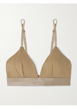 CDLP - + Net Sustain Stretch-tencel™ Lyocell Soft-cup Triangle Bra - Green - x small,small,medium,large,x large