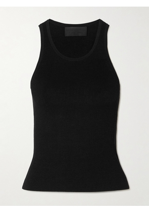 Nili Lotan - Lottie Ribbed Silk Tank - Black - x small,small,medium,large,x large