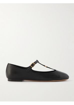 Chloé - Marcie Embellished Leather Ballet Flats - Black - IT35.5,IT36,IT36.5,IT37,IT37.5,IT38,IT38.5,IT39,IT39.5,IT40,IT40.5,IT41,IT41.5,IT42