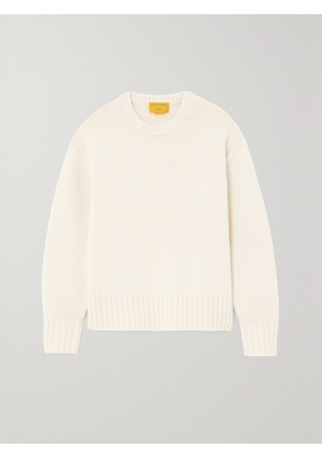 Guest In Residence - Cashmere Sweater - Cream - x small,small,medium,large,x large