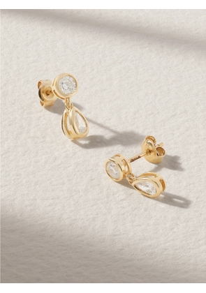 Mateo - 14-karat Gold Diamond Earrings - One size