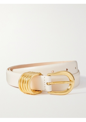 Déhanche - Hollyhock Leather Belt - Ivory - x small,small,medium,large,x large