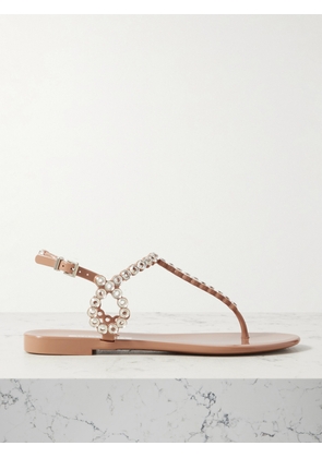Aquazzura - Almost Bare Crystal-embellished Pvc Sandals - Pink - IT35,IT35.5,IT36,IT36.5,IT37,IT37.5,IT38,IT38.5,IT39,IT39.5,IT40,IT40.5,IT41,IT41.5,IT42