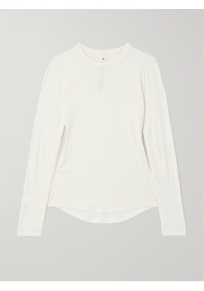 lululemon - Hold Tight Ribbed Stretch-modal T-shirt - White - US2,US4,US6,US8,US10,US12,US14,US16