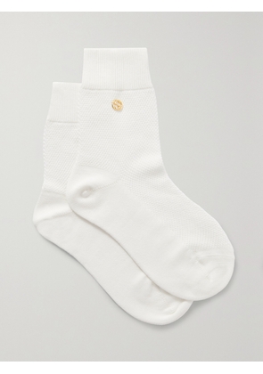Gucci - Embellished Cotton-blend Socks - White - S,M,L
