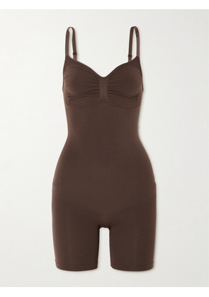 SKIMS - Seamless Sculpt Mid Thigh Bodysuit - Cocoa - Brown - XXS,XS,S,M,L,XL,2XL,3XL,4XL