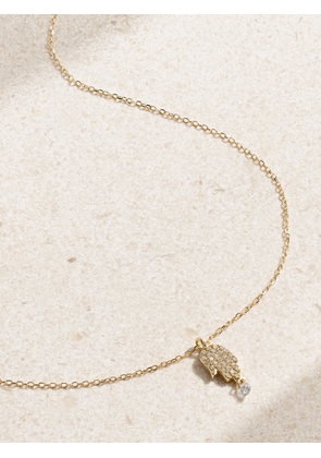 Persée - Hand Of Fatima 18-karat Gold Diamond Necklace - One size