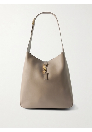 SAINT LAURENT - Le 5 À 7 Supple Large Leather Shoulder Bag - Gray - One size