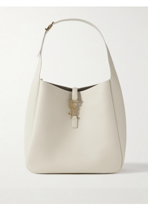 SAINT LAURENT - Le 5 À 7 Supple Large Leather Shoulder Bag - White - One size