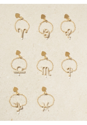 Persée - Zodiac 18-karat Gold Diamond Ring - Capricorn 7,Pisces 7,Aries 6,Sagittarius 6,Cancer 6,Aries 7,Sagittarius 7,Cancer 7,Leo 6,Scorpio 6,Libra 6,Leo 7,Scorpio 7,Libra 7,Capricorn 6,Pisces 6