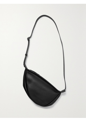 The Row - Slouchy Banana Leather Shoulder Bag - Black - One size
