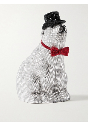 Judith Leiber Couture - Polar Bear Crystal-embellished Silver-tone Clutch - One size